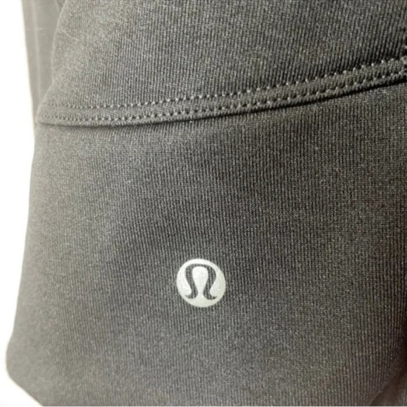 🆕 LULULEMON ATHLETICA Jacket Snug Sprinter Heathered Slate grey black zip up 6 - Picture 11 of 16